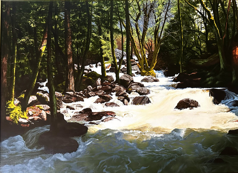 Spring Runoff, an oil painting by Ed Noble